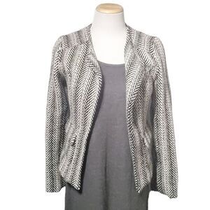 Kut from the Kloth Black & Red Tweed Jacket with pockets womens tag missing